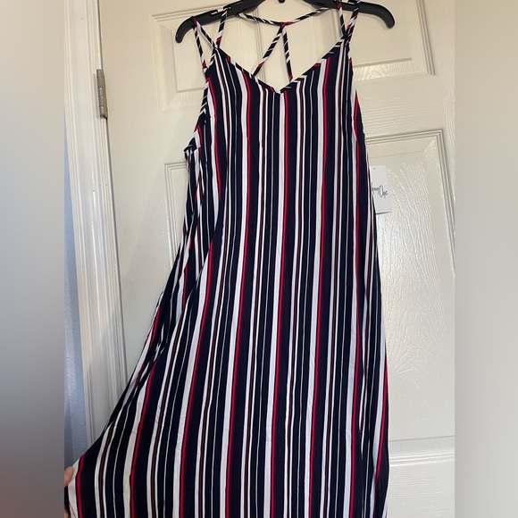 NWT Shay Chic Maxi Striped Dress - Picture 11 of 14